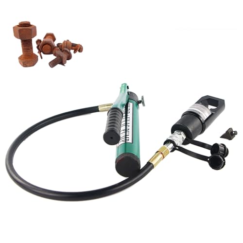 Hydraulischer Mutternsprenger, tragbarer Mutternschneider, Mutternknacker, robuster Mutternschneiders mit Handpumpe, hydraulischer Mutternabscheider zum Entfernen von rostigen von WHIPIN
