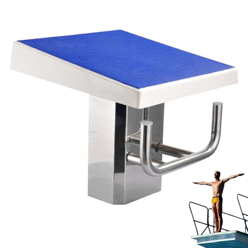 WHIPIN Schwimmbecken-Startblock, rutschfeste Sprungplattform mit Basis aus Edelstahl 304, Schwimmbecken-Spezialsprungplattform, Mit Neigungswinkeldesign, für Wettkampfschwimmbecken WHIPIN Schwimmbecken-Startblock, rutschfeste Sprungplattform mit Basis aus Edelstahl 304, Schwimmbecken-Spezialsprungplattform, Mit Neigungswinkeldesign, für Wettkampfschwimmbecken von WHIPIN