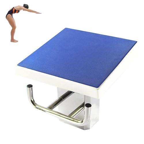 WHIPIN Startblock für Schwimmbäder, Sprungplattform für Schwimmwettkämpfe, Sprungbretter für Trainingswettkämpfe mit Basis aus Edelstahl 304, Sprungbrett für Innen- und Außenpools WHIPIN Startblock für Schwimmbäder, Sprungplattform für Schwimmwettkämpfe, Sprungbretter für Trainingswettkämpfe mit Basis aus Edelstahl 304, Sprungbrett für Innen- und Außenpools von WHIPIN