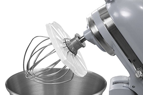 WHISK WIPER® PRO for Stand Mixers - Mix Without The Mess - The Ultimate Stand Mixer Accessory - Compatible with KitchenAid Tilt-Head Stand Mixers - 4.5qt, 5qt (Color: Clear) von WHISK WIPER