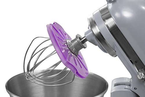 Whisk Wiper® PRO for Stand Mixers - Mix Without The Mess - The Ultimate Stand Mixer Accessory - Compatible with KitchenAid Tilt-Head Stand Mixers - 4.5qt, 5qt (Color: Violet) von WHISK WIPER