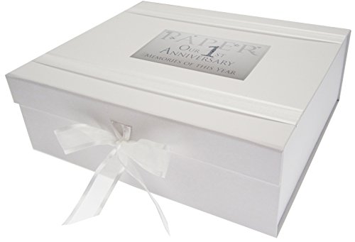 WHITE COTTON CARDS 1. Jahrestag, große Keepsake Box, Memories of dieses Jahr von WHITE COTTON CARDS