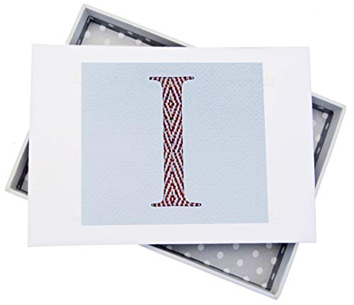 WHITE COTTON CARDS Alphabetics Initiale I Mini Fotoalbum, Mehrfarbig von WHITE COTTON CARDS
