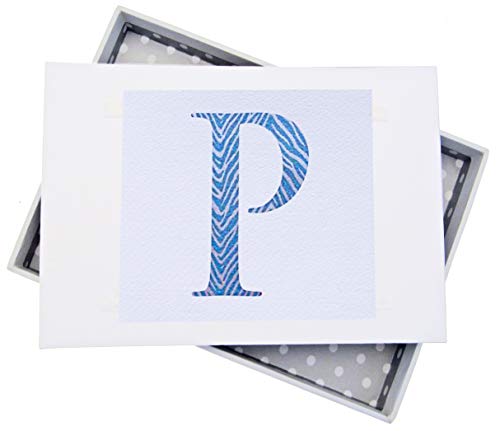 WHITE COTTON CARDS Alphabetics Initiale P Mini Fotoalbum, Mehrfarbig von WHITE COTTON CARDS