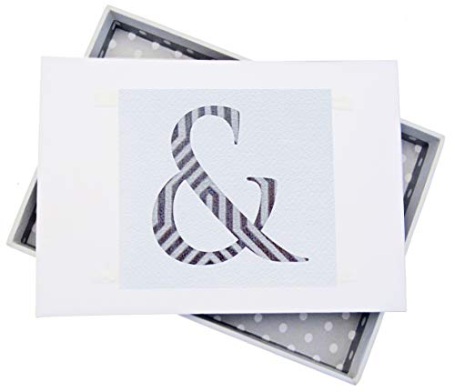 WHITE COTTON CARDS Alphabetics Mini Fotoalbum, grau, von WHITE COTTON CARDS
