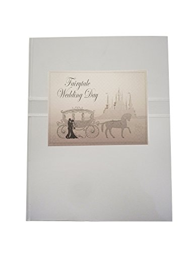 WHITE COTTON CARDS Fairytale Wedding Day Planer, Holz, Weiß von WHITE COTTON CARDS
