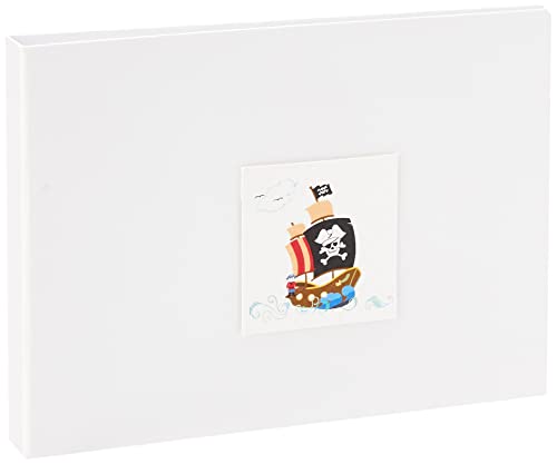 WHITE COTTON CARDS Fotoalbum Piratenschiff Tiny Wert, weiß von WHITE COTTON CARDS
