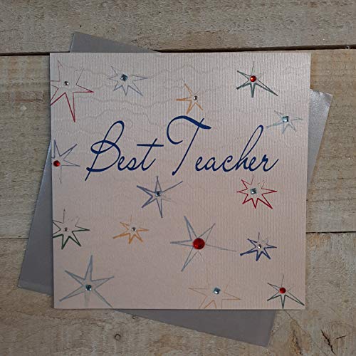 WHITE COTTON CARDS WB-181 Best Teacher Sterne von WHITE COTTON CARDS