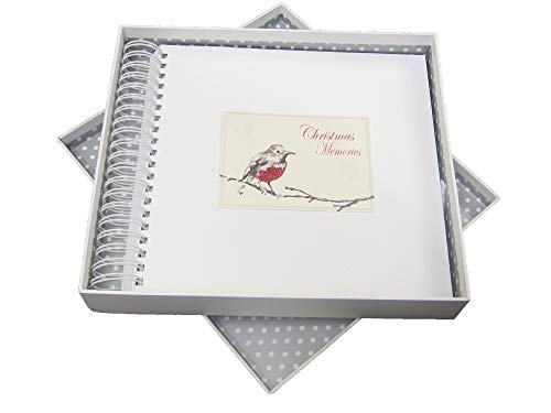 White Cotton Cards RCC10 Erinnerungsbuch mit Spiralbindung, Rot von WHITE COTTON CARDS