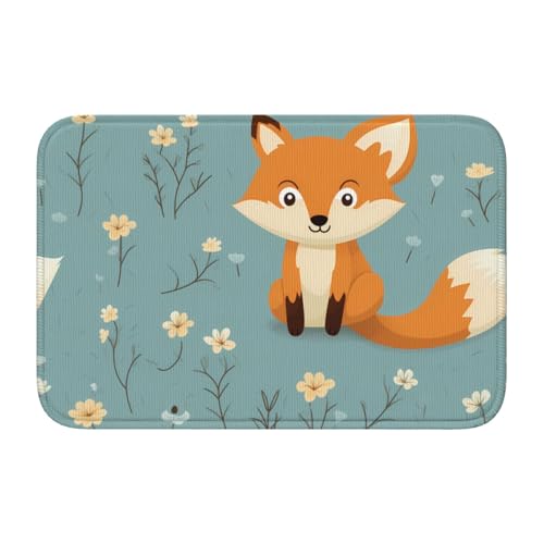 Fußmatte mit Schlosskante, 40 x 60 WHJSHOP kleiner Fuchs, rutschfest, tropfgeformter Boden, ideal leicht zu reinigen und resistent gegen Verblassen Fußmatte mit Schlosskante, 40 x 60 WHJSHOP kleiner Fuchs, rutschfest, tropfgeformter Boden, ideal leicht zu reinigen und resistent gegen Verblassen von WHJSHOP
