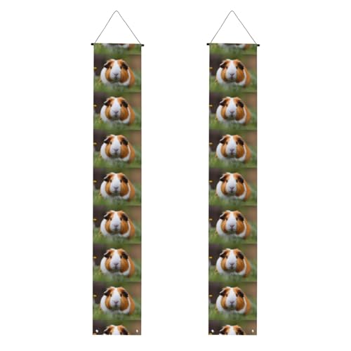 WHJSHOP Banner mit Meerschweinchen-Druck, robust, langlebig, waschbar und wiederverwendbar, 30,5 x 180,9 cm WHJSHOP Banner mit Meerschweinchen-Druck, robust, langlebig, waschbar und wiederverwendbar, 30,5 x 180,9 cm von WHJSHOP