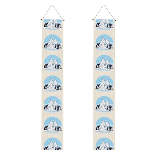 WHJSHOP Banner mit Schneebedeckten Bergen – stabil, langlebig, waschbar und wiederverwendbar, Abschlussdekoration, 30,5 x 180,9 cm WHJSHOP Banner mit Schneebedeckten Bergen – stabil, langlebig, waschbar und wiederverwendbar, Abschlussdekoration, 30,5 x 180,9 cm von WHJSHOP