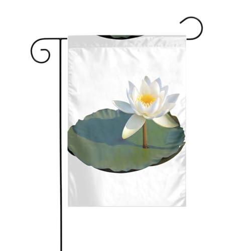 WHJSHOP Blühendes Lotusbild, Gartenflagge, Hofdekoration, 30,5 x 45,7 cm, dick, langlebig WHJSHOP Blühendes Lotusbild, Gartenflagge, Hofdekoration, 30,5 x 45,7 cm, dick, langlebig von WHJSHOP