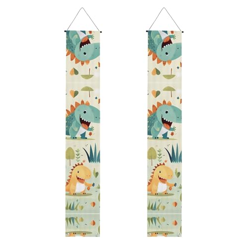 WHJSHOP Niedliches kleines Baby-Dinosaurier-Druck, Abschluss-Banner – robust, langlebig, waschbar und wiederverwendbar, Abschlussdekoration, 30,5 x 180 cm von WHJSHOP