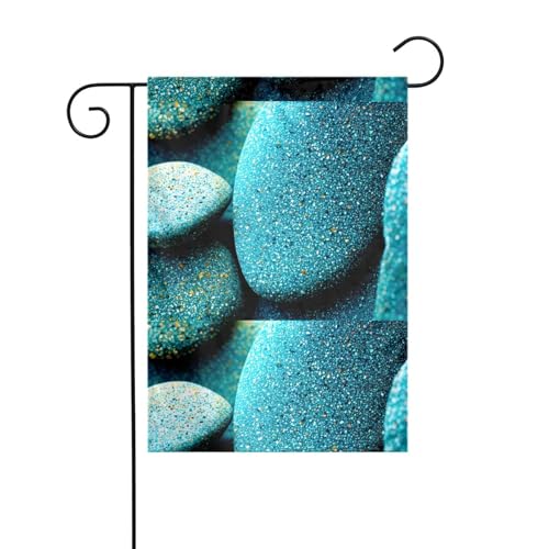 WHJSHOP Strukturiertes Felsbild, Gartenflagge, Hofdekoration, 30,5 x 45,7 cm, dick, langlebig von WHJSHOP
