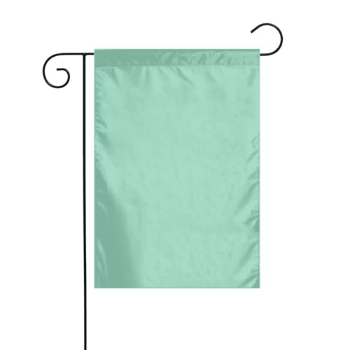 WHJSHOP Türkisfarbene Gartenflagge, Hofdekoration, 30,5 x 45,7 cm, dick, langlebig von WHJSHOP