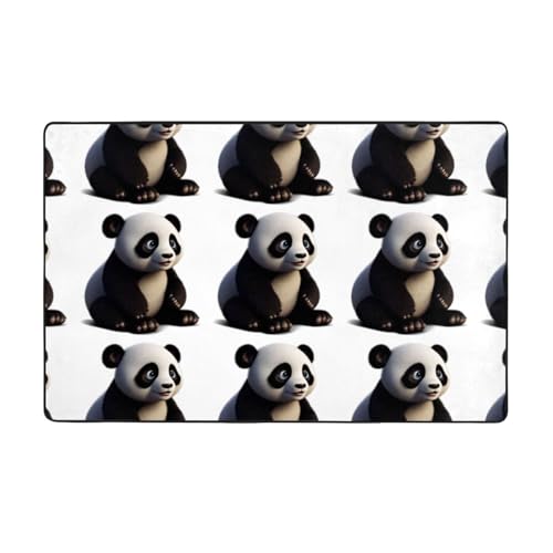 WHJWZY Carpet Flanell-Teppich für Wohnzimmer, Büro und mehr, 152,4 x 99,1 cm, rotes Panda-Muster WHJWZY Carpet Flanell-Teppich für Wohnzimmer, Büro und mehr, 152,4 x 99,1 cm, rotes Panda-Muster von WHJWZY