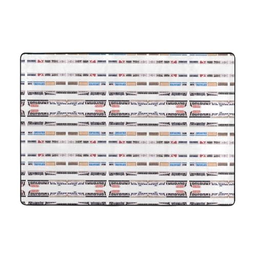 WHJWZY Carpet Flanell-Teppich für Wohnzimmer, Büro und mehr, 203,2 x 147,3 cm WHJWZY Carpet Flanell-Teppich für Wohnzimmer, Büro und mehr, 203,2 x 147,3 cm von WHJWZY