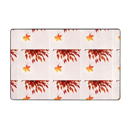 WHJWZY Carpet Flanell-Teppich für Wohnzimmer, Büro und mehr, Pixel-Ahornbild, 152,4 x 99,1 cm WHJWZY Carpet Flanell-Teppich für Wohnzimmer, Büro und mehr, Pixel-Ahornbild, 152,4 x 99,1 cm von WHJWZY