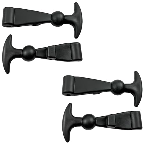 Packung Von 4 Mehrzweck Elastischen T Griffklammern Für Werkzeugkästen Fahrzeugmotoren Robuste Flexible Kapuzenhalter Gummi Kapuze Retainer T Packung Von 4 Mehrzweck Elastischen T Griffklammern Für Werkzeugkästen Fahrzeugmotoren Robuste Flexible Kapuzenhalter Gummi Kapuze Retainer T von WHKM