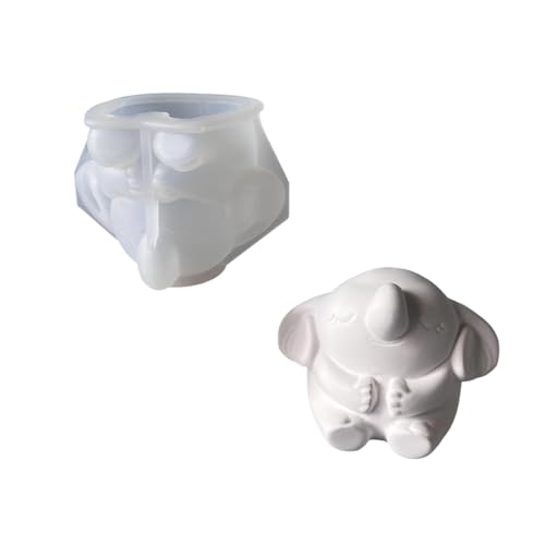 Schöner Elefant Silikonform Haus Accessoire Zur Erstellung Von Gipsharz Figur Dekorationen Täglich Lässige Verwendung Einfacher Freisetzungsform Einfach von WHKM