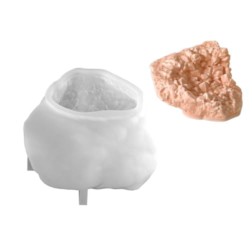 Steintextur Silikonkerzenform Steinsteinform Silikon Für Epoxidharzseife Schokoladenfondant Temperaturfeste Formen Steintextur Silikonkerzenform Steinsteinform Silikon Für Epoxidharzseife Schokoladenfondant Temperaturfeste Formen von WHKM
