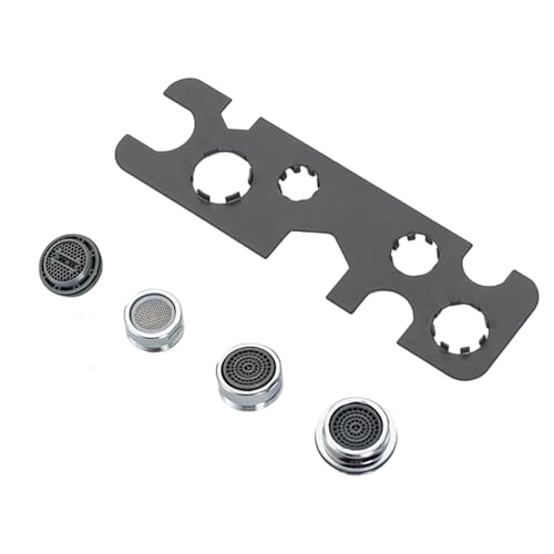 WHKM Space Saving Lerator Schraubenschlüssel Set Umfasst 4 Belüfter Ergonomische Wasserhahnentfernungsvorrichtung Für Die Wartung Von Wartung Mit Mehreren Größe Von Wasserhahnentferner von WHKM