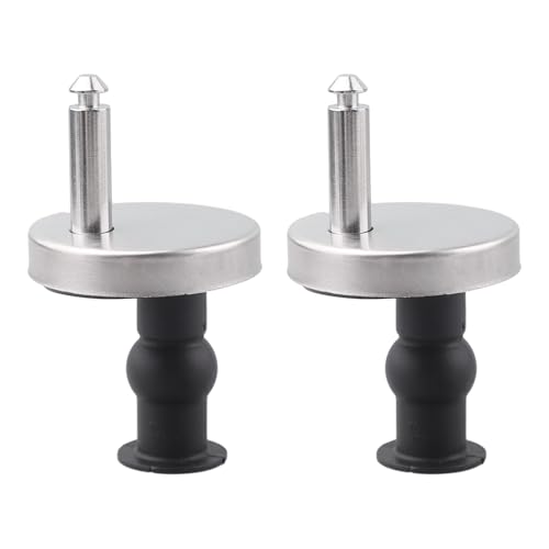 Scharniere 2 Stück Top Fix Toilettensitzscharniere Ersatz - Schnellspanner Befestigungsschrauben for Badezimmermöbelzubehör Hydraulische Scharniere für Schranktüren von WHMWT