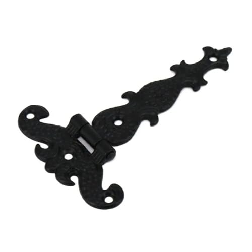 Scharniere Fenster- und Schrankscharniere - 113 * 69mm for Holzkisten, Schmuckkästen und Schranktüren Hydraulische Scharniere für Schranktüren(Black-2pcs) von WHMWT