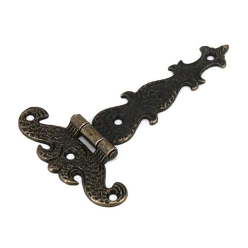 Scharniere Fenster- und Schrankscharniere - 113 * 69mm for Holzkisten, Schmuckkästen und Schranktüren Hydraulische Scharniere für Schranktüren(Bronze-2pcs) von WHMWT