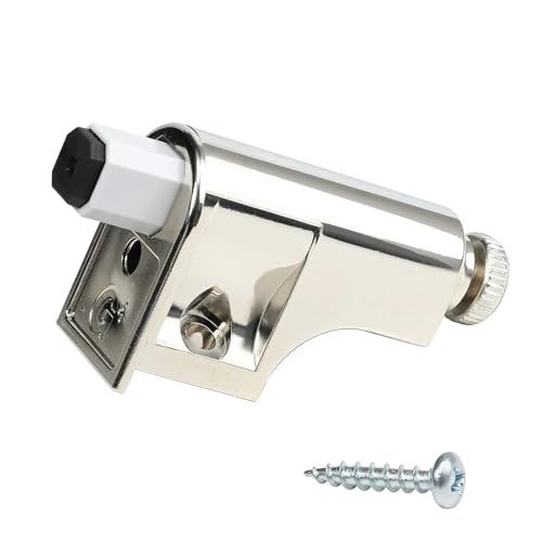 Scharniere Kompakter Soft-Close-Dämpfer for Schranktüren – SoftClose-Adapterscharnier aus poliertem Nickel Hydraulische Scharniere für Schranktüren(1PC) von WHMWT