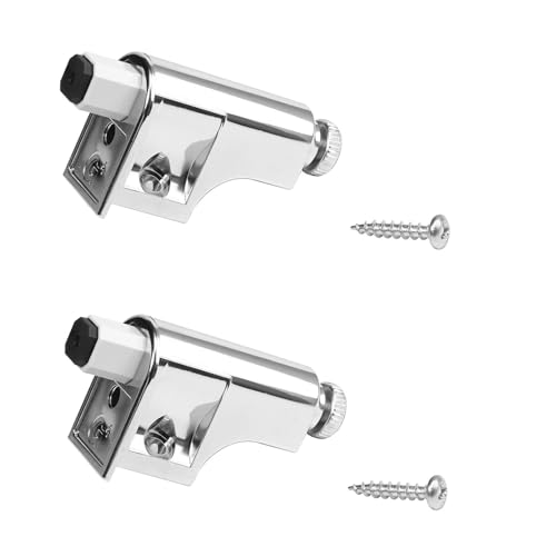 Scharniere Kompakter Soft-Close-Dämpfer for Schranktüren – SoftClose-Adapterscharnier aus poliertem Nickel Hydraulische Scharniere für Schranktüren(2PC) von WHMWT