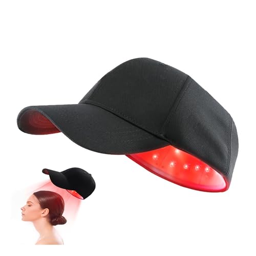 Rotlichtkappe, Rotlichthut für Kopf, tragbare Haarwachstumskappe, 215pcs LEDs, 660 nm 850 nm Infrarot -Lichtkapitelle Verstellbare Größe, für Haarausfall Förderung der Haare schnell nachwächste Cap Rotlichtkappe, Rotlichthut für Kopf, tragbare Haarwachstumskappe, 215pcs LEDs, 660 nm 850 nm Infrarot -Lichtkapitelle Verstellbare Größe, für Haarausfall Förderung der Haare schnell nachwächste Cap von WHOOLEFUN