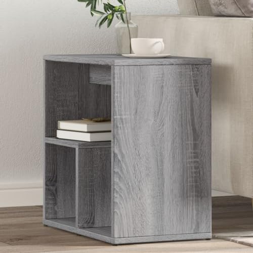 Beistelltische 2 Stk. Grau Sonoma 50x30x50 cm Holzwerkstoff - Modern Side Tables with Storage Space, Durable Moisture-Resistant Surface, Perfect for Living Room Bedroom - Includes Wall Mounting Kit Beistelltische 2 Stk. Grau Sonoma 50x30x50 cm Holzwerkstoff - Modern Side Tables with Storage Space, Durable Moisture-Resistant Surface, Perfect for Living Room Bedroom - Includes Wall Mounting Kit von WHOPBXGAD
