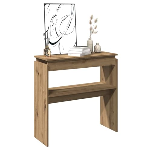 WHOPBXGAD Konsolentisch Artisan-Eiche 102x30x80 cm Holzwerkstoff - Side Table with Storage Shelf for Living Room Bedroom Durable Engineered Wood Console - Modern Hallway Table with Easy Assembly WHOPBXGAD Konsolentisch Artisan-Eiche 102x30x80 cm Holzwerkstoff - Side Table with Storage Shelf for Living Room Bedroom Durable Engineered Wood Console - Modern Hallway Table with Easy Assembly von WHOPBXGAD