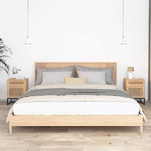 WHOPBXGAD Scandinavian Nightstand Set of 2 with Drawer and Door Storage 40x30x55.5 cm Bedside Tables Modern Bedroom Furniture with Metal Legs WHOPBXGAD Scandinavian Nightstand Set of 2 with Drawer and Door Storage 40x30x55.5 cm Bedside Tables Modern Bedroom Furniture with Metal Legs von WHOPBXGAD