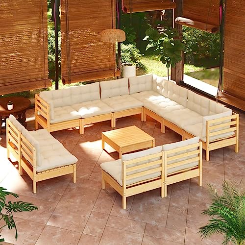WHOPBXGAD Stuhl Balkon stühle campingsesselKlappbare Gartenstühle 8 STK. mit Kissen Massivholz AkazieKonzipiert für den Garten, die Terrasse und die Verwendung im Freien. von WHOPBXGAD