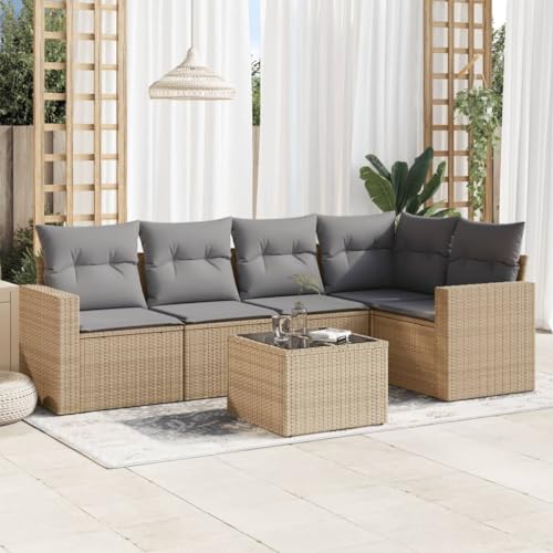 WHOPBXGAD hochlehner gartenstuhl liegestuhl gartenGartenstühle mit Kissen 4 STK. Hellgrau Poly RattanKonzipiert für den Garten, die Terrasse und die Verwendung im Freien. WHOPBXGAD hochlehner gartenstuhl liegestuhl gartenGartenstühle mit Kissen 4 STK. Hellgrau Poly RattanKonzipiert für den Garten, die Terrasse und die Verwendung im Freien. von WHOPBXGAD