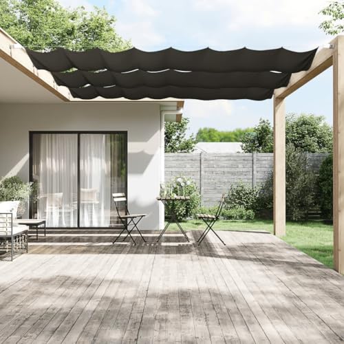 WHOPBXGAD terrassenstühle Balkon stühle Balkon stuhlAdirondack-Gartenstuhl Schwarz PolypropylenKonzipiert für den Garten, die Terrasse und die Verwendung im Freien. von WHOPBXGAD