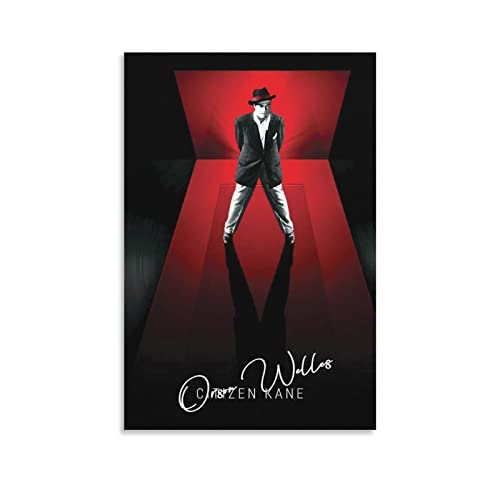 Leinwand Orson Welles Leinwand Wandkunst Wohnzimmer Poster Schlafzimmer Dekor Malerei ohne Rahmen (50 x 70 cm, nicht gerahmt) von WHOPD
