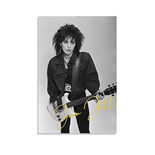 WHOPD Joan Jett Leinwandbild, moderner Druck, für Schlafzimmer, Wohnzimmer, ohne Rahmen (50 x 70 cm, nicht gerahmt) von WHOPD