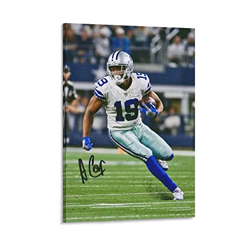 WHOPD Leinwandbild Fußballstar Amari Cooper unterzeichnet dekorative Poster für Wohnzimmer ohne Rahmen (50 x 70 cm, nicht gerahmt) von WHOPD