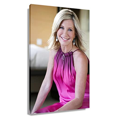 WHOPD Leinwandbild Olivia Newton-john Sexy Dekoration Poster Wohnzimmer Schlafzimmer Malerei Kunstwerk ohne Rahmen (50 x 70 cm, ohne Rahmen) von WHOPD