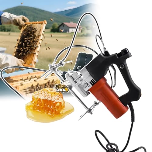 Elektrischer Bienenentferner, 6-stufig Einstellbar, Rutschfester Griff + Sicherer Klemmschalter, Kabelgebunden – Ermöglicht Langfristige Nutzung, Für Imker Auf Bienenfarmen,Red von WHRAOY