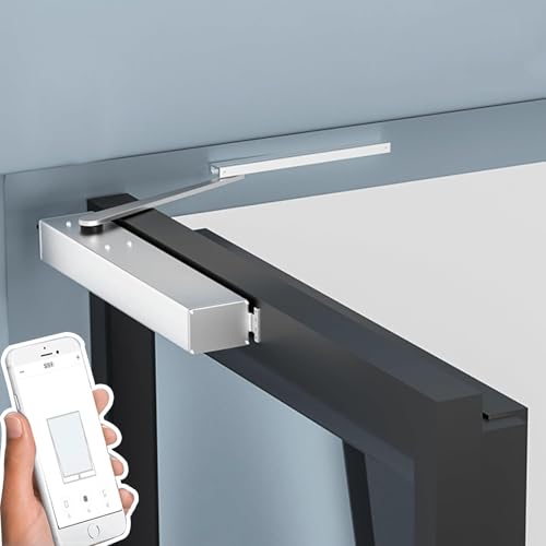 Ouvre-fenêtre Automatique (télécommande Par Application), Actionneur De Fenêtre Wi-Fi, Bras Pliable/Angle D'ouverture À 90°, Pour Puits De Lumière/aérations De Toit, Fenêtres,Silver von WHRAOY