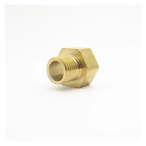 1/2" BSP Female To 3/8" BSP Male Thread Brass Hex Socket Pipe Fitting Coupler Connector Adapter For Fuel Gas Water von WHRLQXM