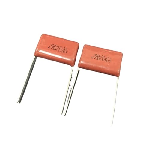 100pcs CBB capacitor 475 100V 475K 4.7uF 4700nF P22 CL21 Metallized Polypropylene Film Capacitor von WHRLQXM