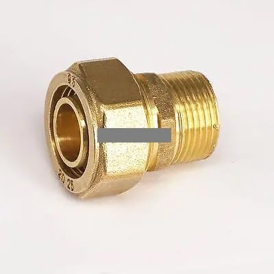 16x20mm IDxOD x 3/4" BSP Male PEX-AL-PEX Tube Straight Brass Compression Pipe Fitting Connector For Floor Heating von WHRLQXM