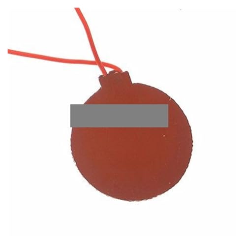 24V DC 220mm 150W Round Flexible Silicon Heater Pad For Oil Tank Electrical Wires von WHRLQXM