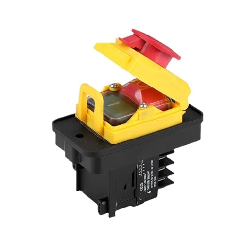 Electromagnetic Switch Starter 10 Pin On Off 15A 400V Reset Button With Protection Cover Lock YCZ5-A Electromagnetic Switch Starter 10 Pin On Off 15A 400V Reset Button With Protection Cover Lock YCZ5-A von WHRLQXM